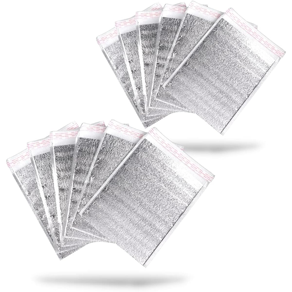 RegiPro B Aluminum Cooling Bag, L Size, Set of 30, Commercial Use, Large Capacity, Refrigerated, Freezer, Tape Included, 30cm x (30cm+5cm)