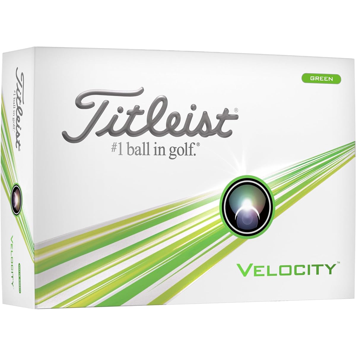 TITLEIST Golf Ball 24 VELOCITY GREEN DZ Unisex Green