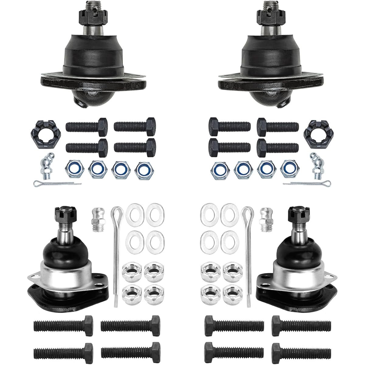 Detroit Axle -The upper and lower ball joint kits -Compatibility only to 4x4 models