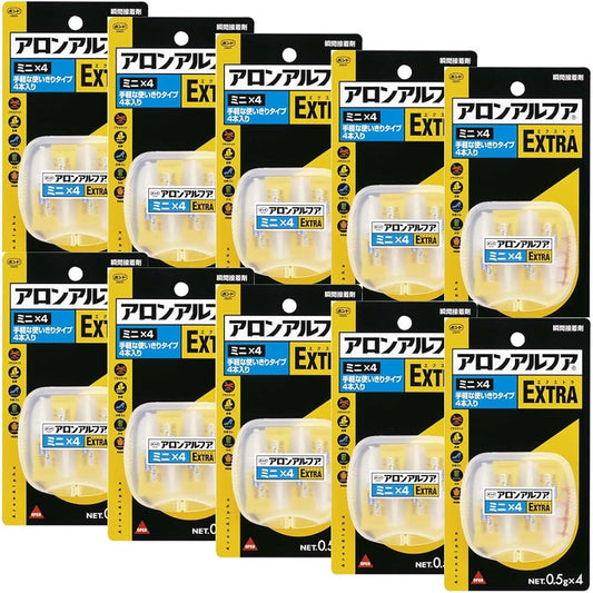 Bond Aron Alpha EXTRA Mini x 4 0.5g x 4 #04611 10 packs