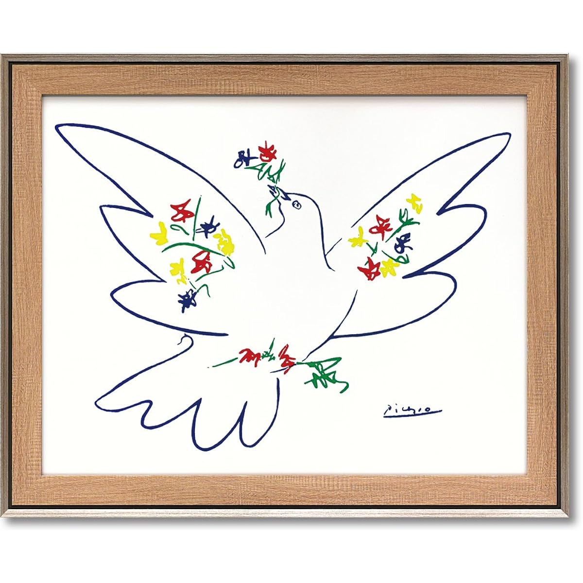 U-Power Modern Contemporary Multi Weight: Approx. 3kg "Flowers and Pigeons" PP-15001
