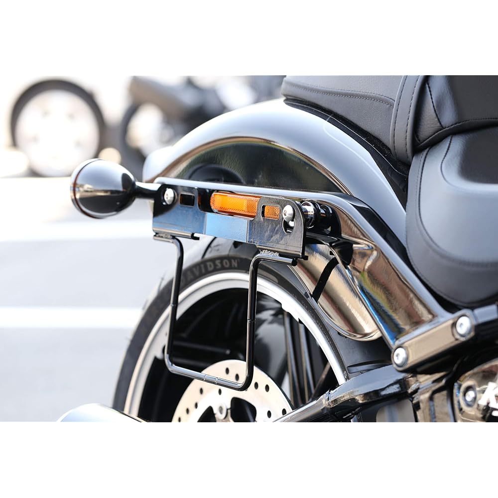 Kijima Motorcycle Bike Parts Saddle Back Guard All-in-One Black Right Side 18Y FXBR FLFB HD-07902