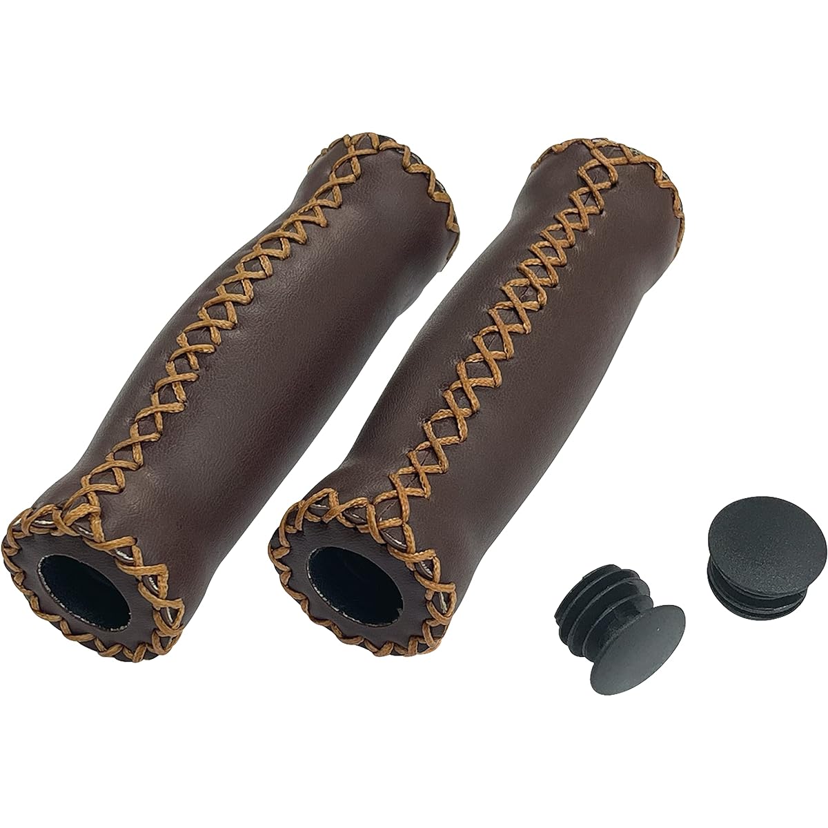 Bicycle grip [barrel grip] 128mm left and right set VLG-617A