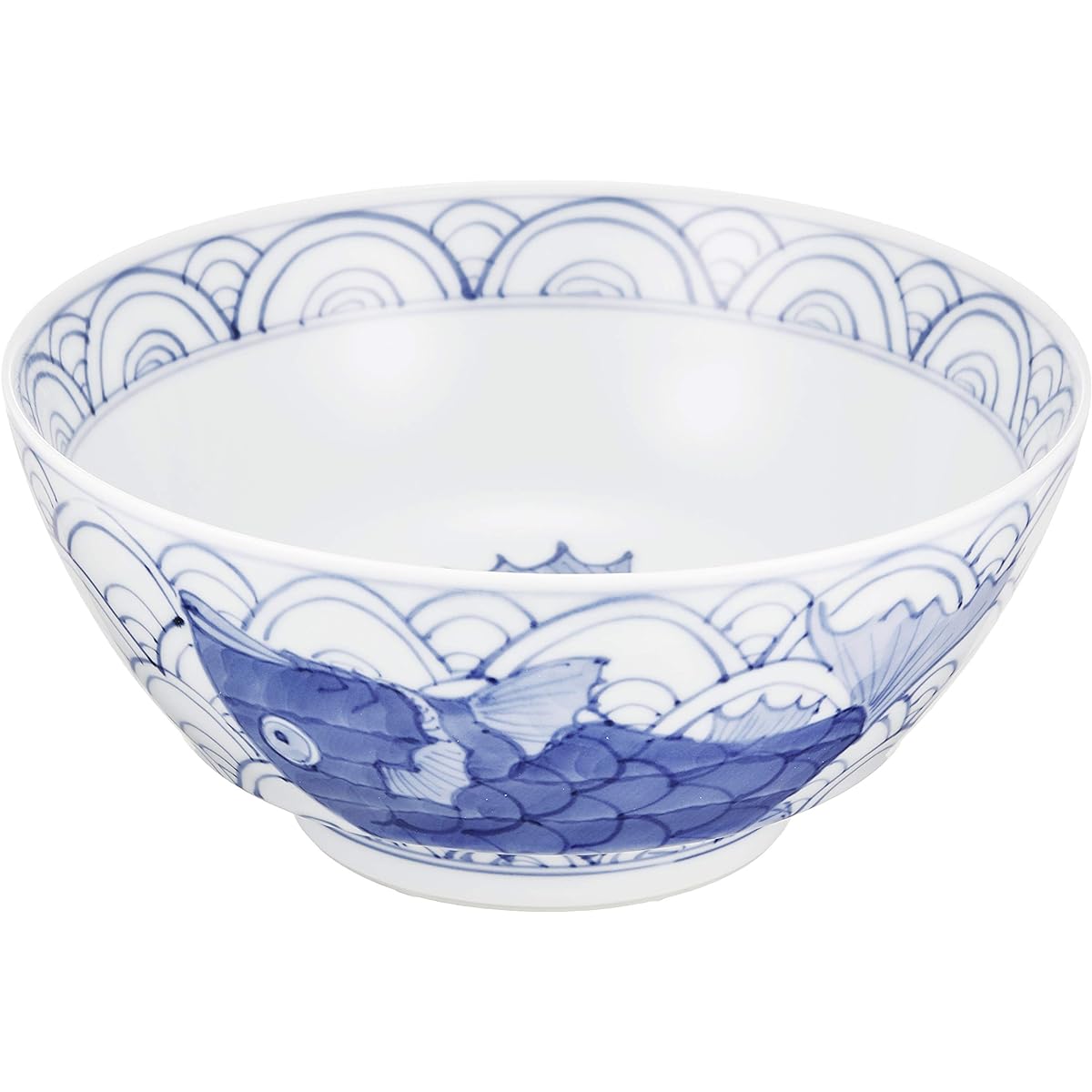 Arita Ware Ultimate Ramen Bowl Keizan Kiln Congratulatory Seikaiha R0257