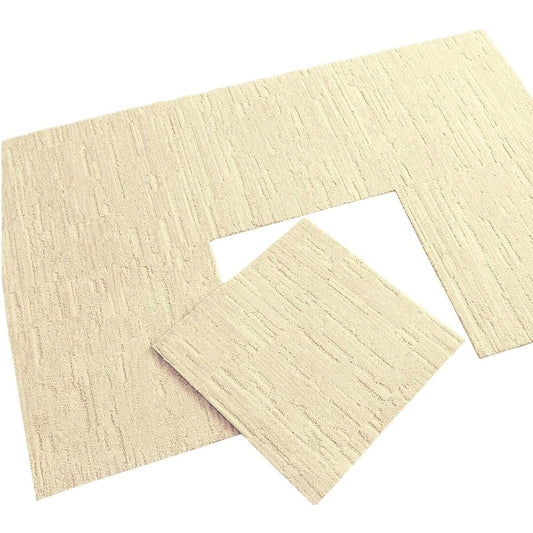 Kawashima Textile Cercon Cole Roi Unit Rug Tile Carpet White 50 x 50cm UR2220 6 pieces/1 case Made in Japan