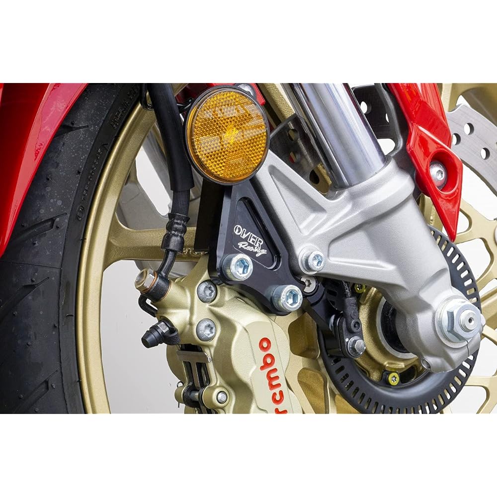 Over Racing Front Caliper Support Black Brembo 4P CBR250RR 83-021-11B
