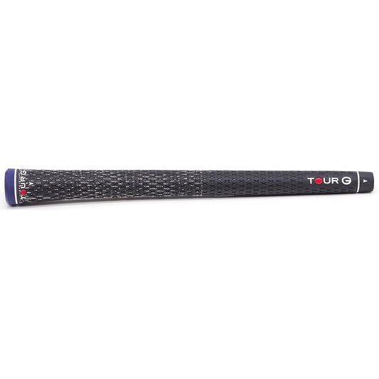 TOUR G TourG J-SPEC TOUR G J SPEC Half Cord Golf Grip Men's TGJSPEC-R Both Hands Black x Purple No Backline