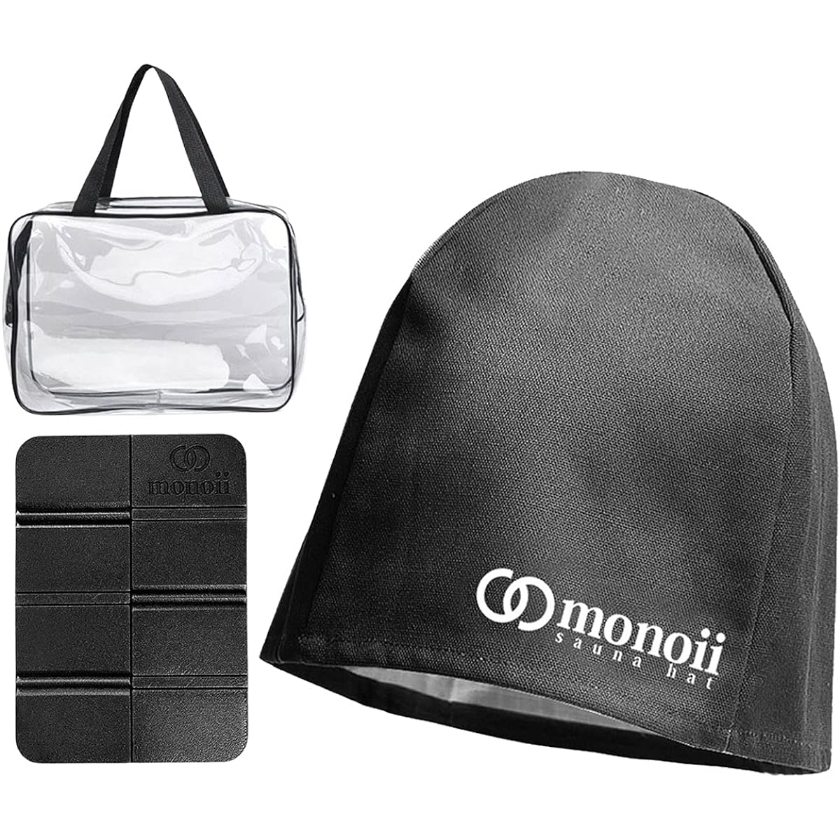 [Washable] Monoii Selectable Sauna Hat, Sauna Cap, Sauna Hat, Men's, Women's