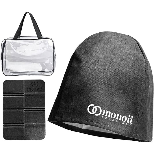 [Washable] Monoii Selectable Sauna Hat, Sauna Cap, Sauna Hat, Men's, Women's