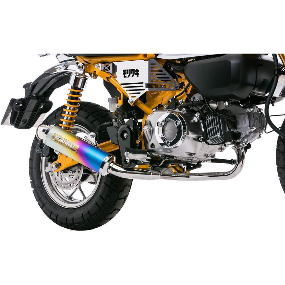 MORIWAKI Full Exhaust Muffler ZERO Anodized Titanium 2018~ Honda Monkey 125 01810-L31R2-00