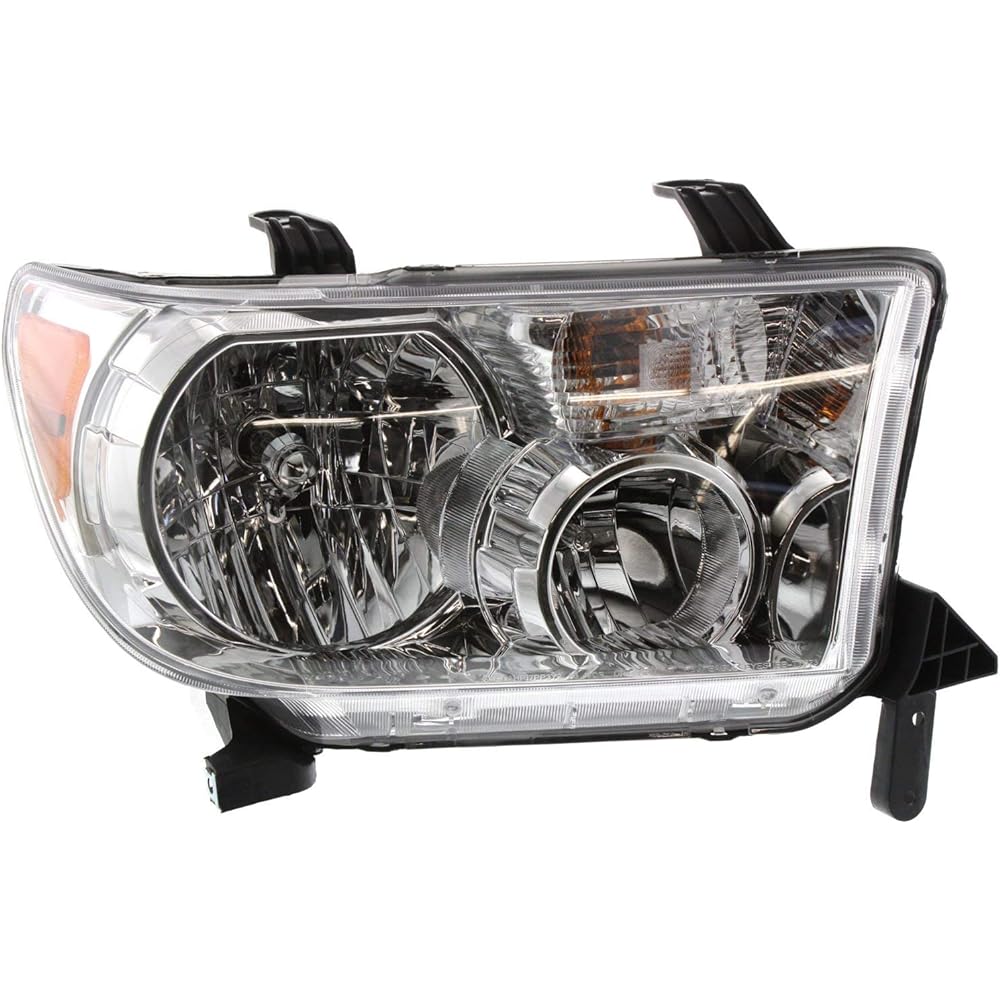Headlight assembly 2008-2018 Toyota Sequoia/Tandra 2007-2013 Compatible with halogen passenger seat and driver's seat side