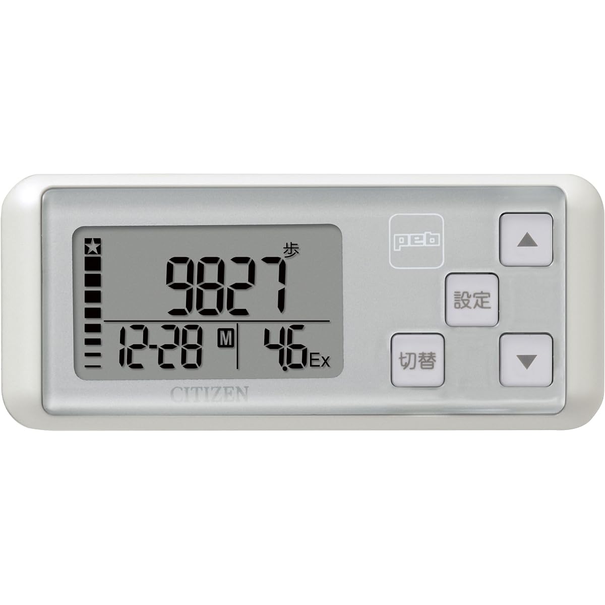 CITIZEN Digital Pedometer peb White TW700-WH