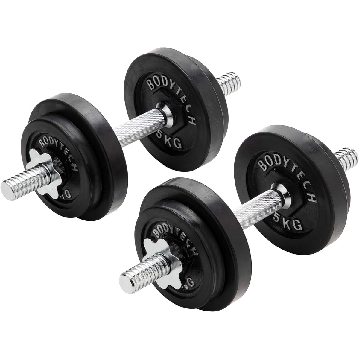 Bodytech Steel Dumbbell Adjustable 20kg Set (10kg x 2 Piece Set) BTST91TL003
