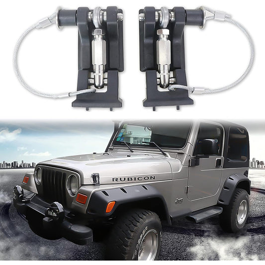 SUKEMICHI TJ Bonnet Latch Latch Jeplar Rock Food Latch 1997-2006 Bonnet Flatter Bound Prevention 1 set