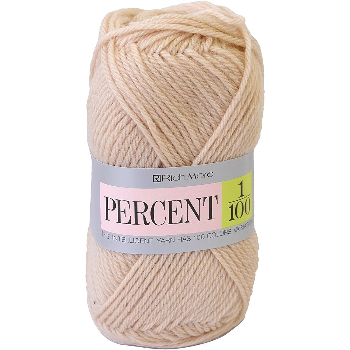 Hamanaka Richmore Percent Wool Thick Col.83 Beige 40g Approx. 120m 10 Ball Set 017