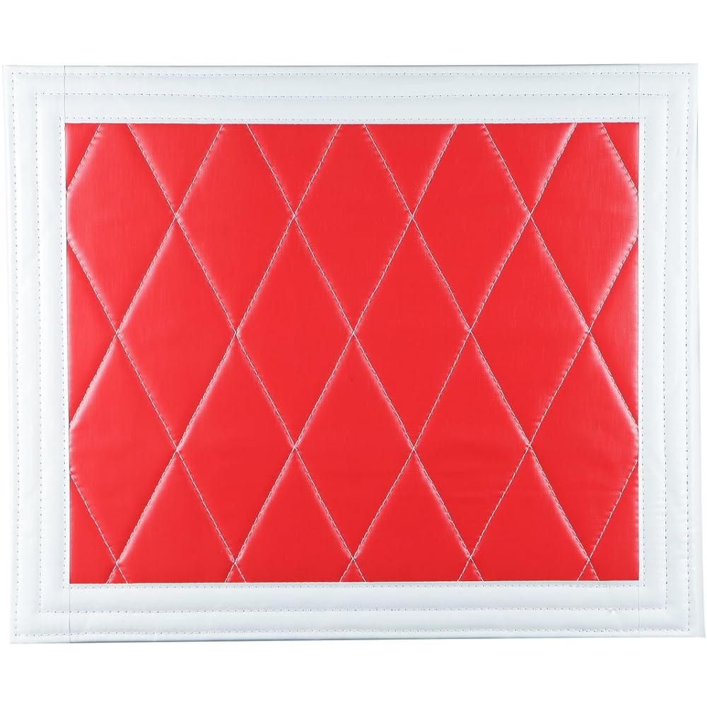 NEW Kizuna Mudguard Size: Width 600mm x Height 600mm Color: Red Border: White MDR-KZ-WH600