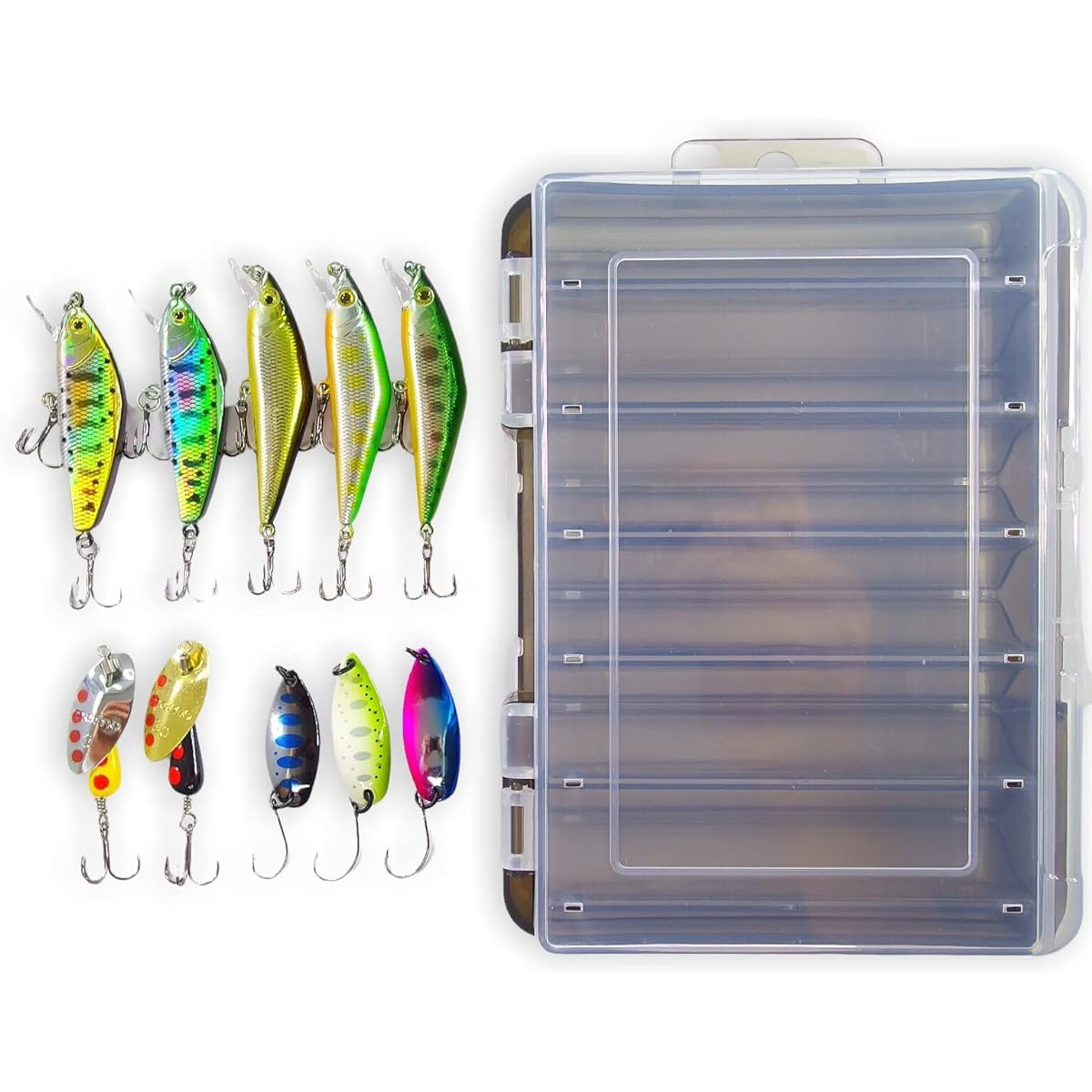 momo lure mountain stream trout fishing spot direct reversible box set beginner high grade assortment set