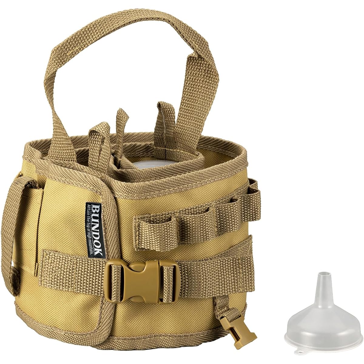 BUNDOK Seasoning Case BD-917 with Bottle Container Spice Kitchen Paper Holder Included