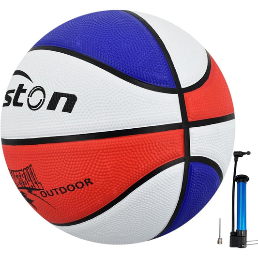 Senston Basketball No. 5, Indoor and Outdoor Basketball, Kids and Teenagers Basketball Competition Training, with Pump