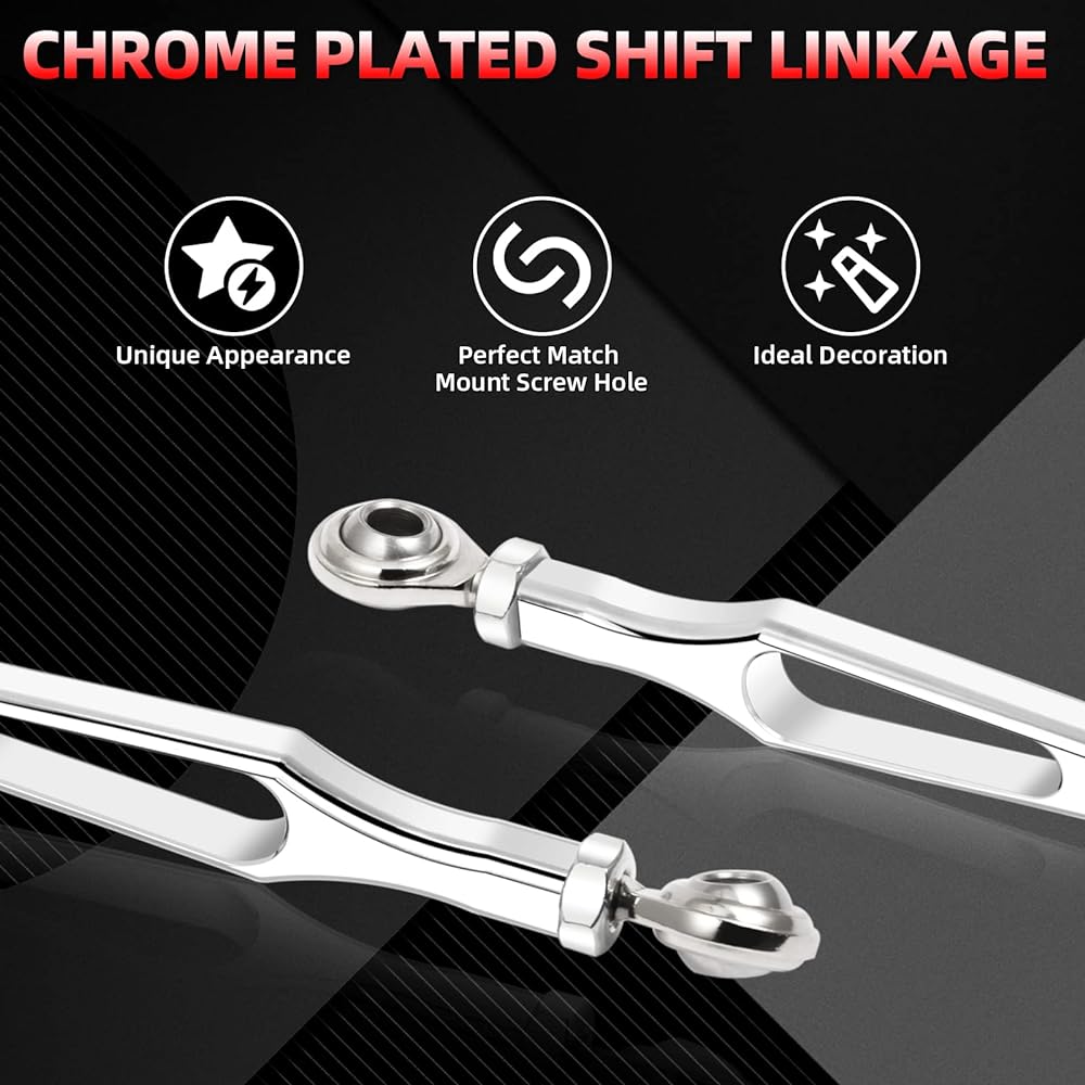 Amazicha Chrome Gear Shift Ringage Harley Davidson Sof Tail Dyna Touring Road King Electride Triglide Tri-Ride 1986-2022