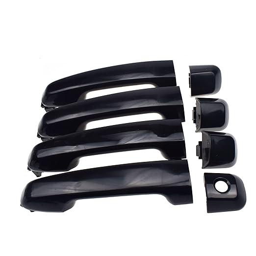 Car Parts Outside Door Handle Front Rear left and right LH RH & Trunk Tail Gate Lift Gate Latch Open Switch 4 Runner 4.0L 2010-2014 Car Parts (Color: ONLY HANDLE)