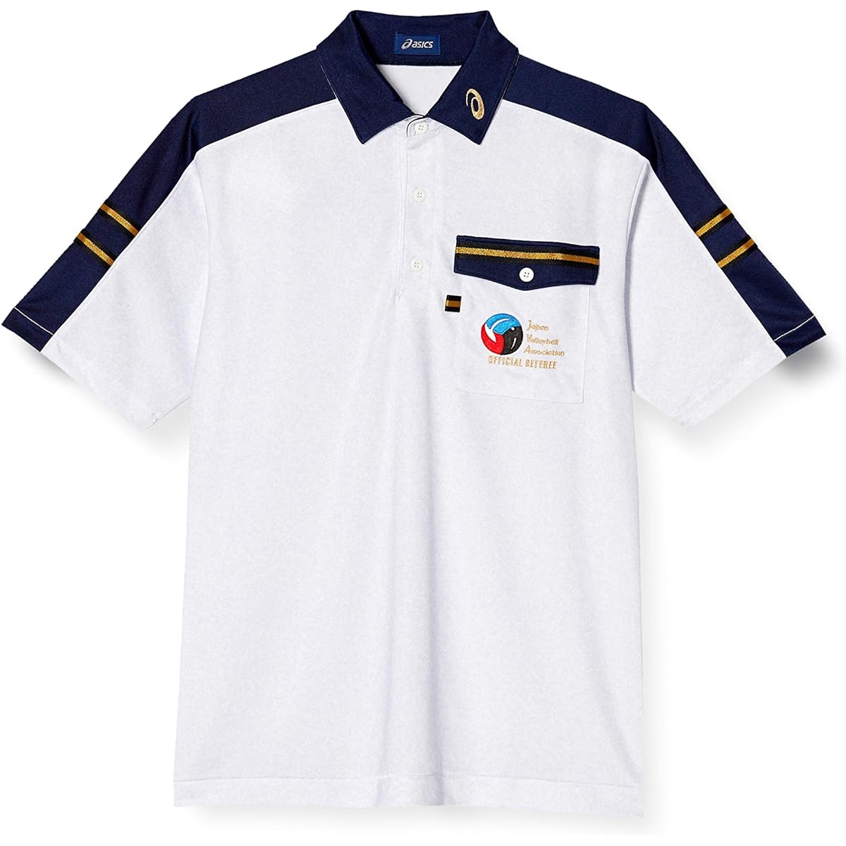 [ASICS] Volleyball Wear Short Sleeve Referee Shirt XW6314 [Men's]