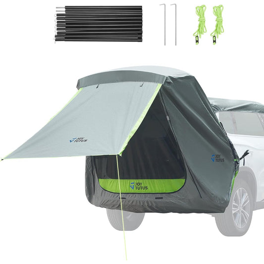 JOYTUTUS Car Sleeping Tent, Car Tarp, Car Connecting Tent, Car Tent, Car Tent, Jimny, Rear Gate Tarp, Car Side Tent, Camping, Outdoor BBQ