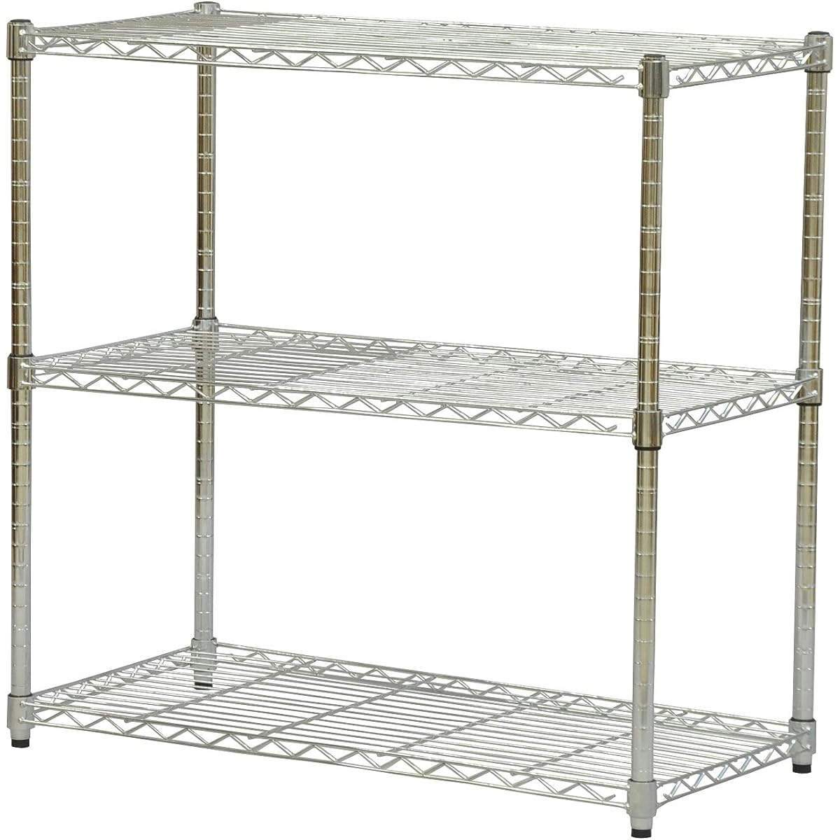 AIS 25φ Steel Rack Set 3 Tiers Width 90 x Depth 45 x Height 90cm Assembly Product Plated YSR-9090