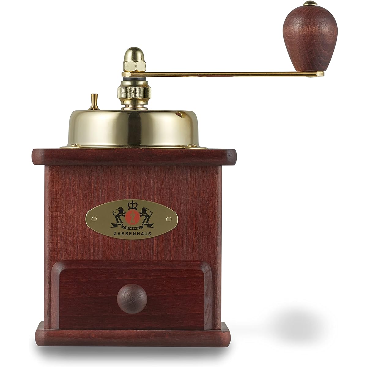 Zassenhaus Hand-ground Mill Zassenhaus Brasilia Mahogany MJ-1302 Brown