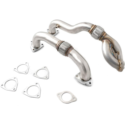 2008-2010 Ford 6.4 Power Stroke Heavy Dutyup Pipe Set F250 F350 F450