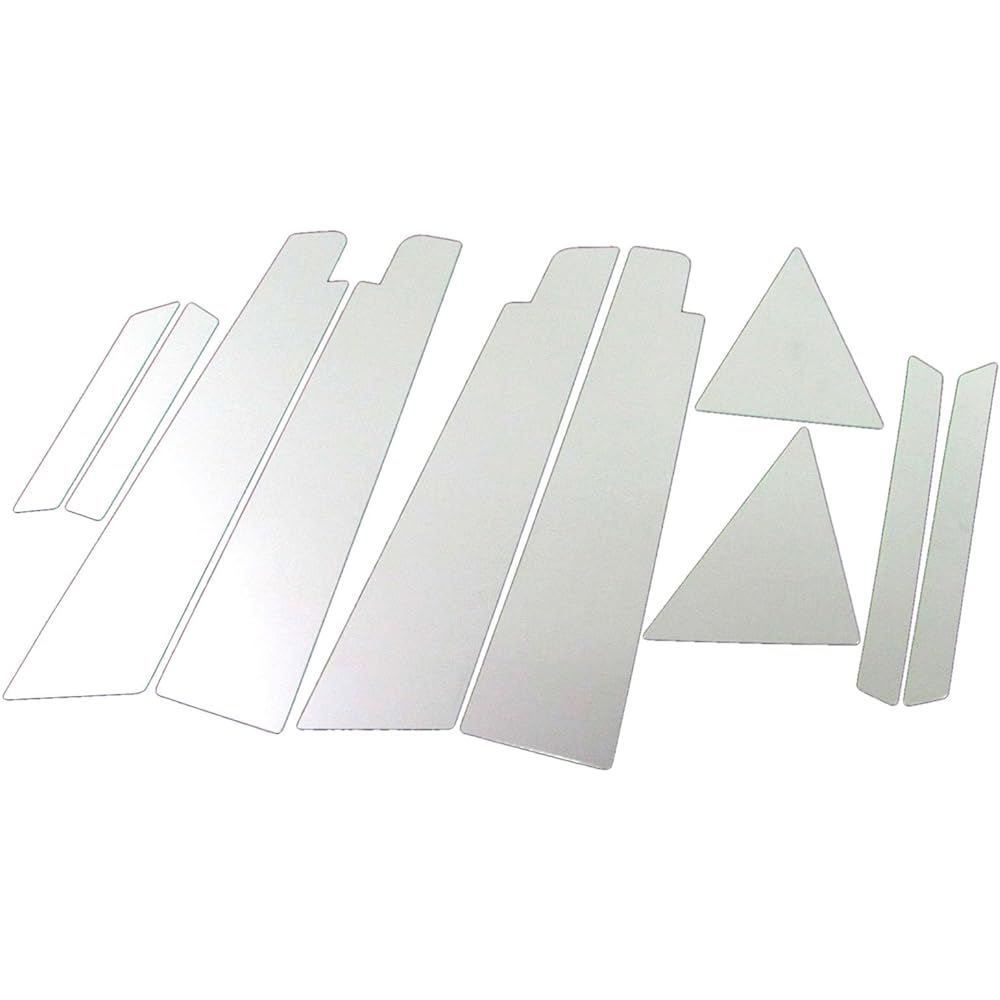 BRIGHTZ Prius 30 Series Super Mirror Plating Pillar Panel Cover 10PCs with Visor [PIL-SIL-308] 4628