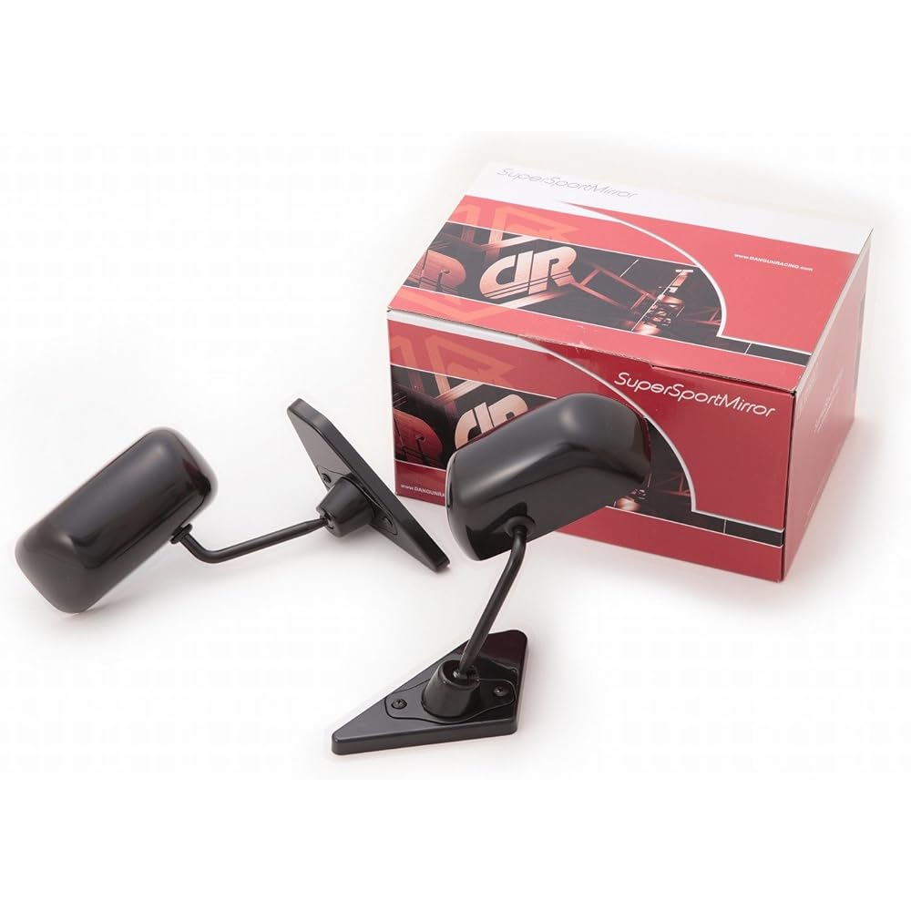 Side Mirror Mitsubishi Lancer CN/CP/CK/CM Series (Including Evo 4~6) [1995~2000] GT1 Mirror Black Manual Adjustment of Mirror Surface Right Handle SBMGTBKMHR-1202