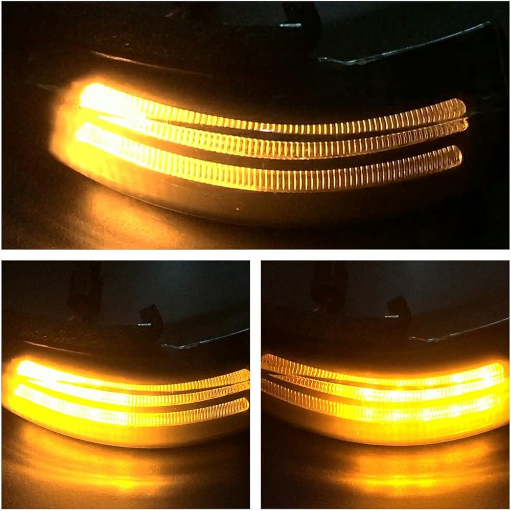 G'BASE Sequential LED door mirror turn signal unit Lens color: Smoke SWS