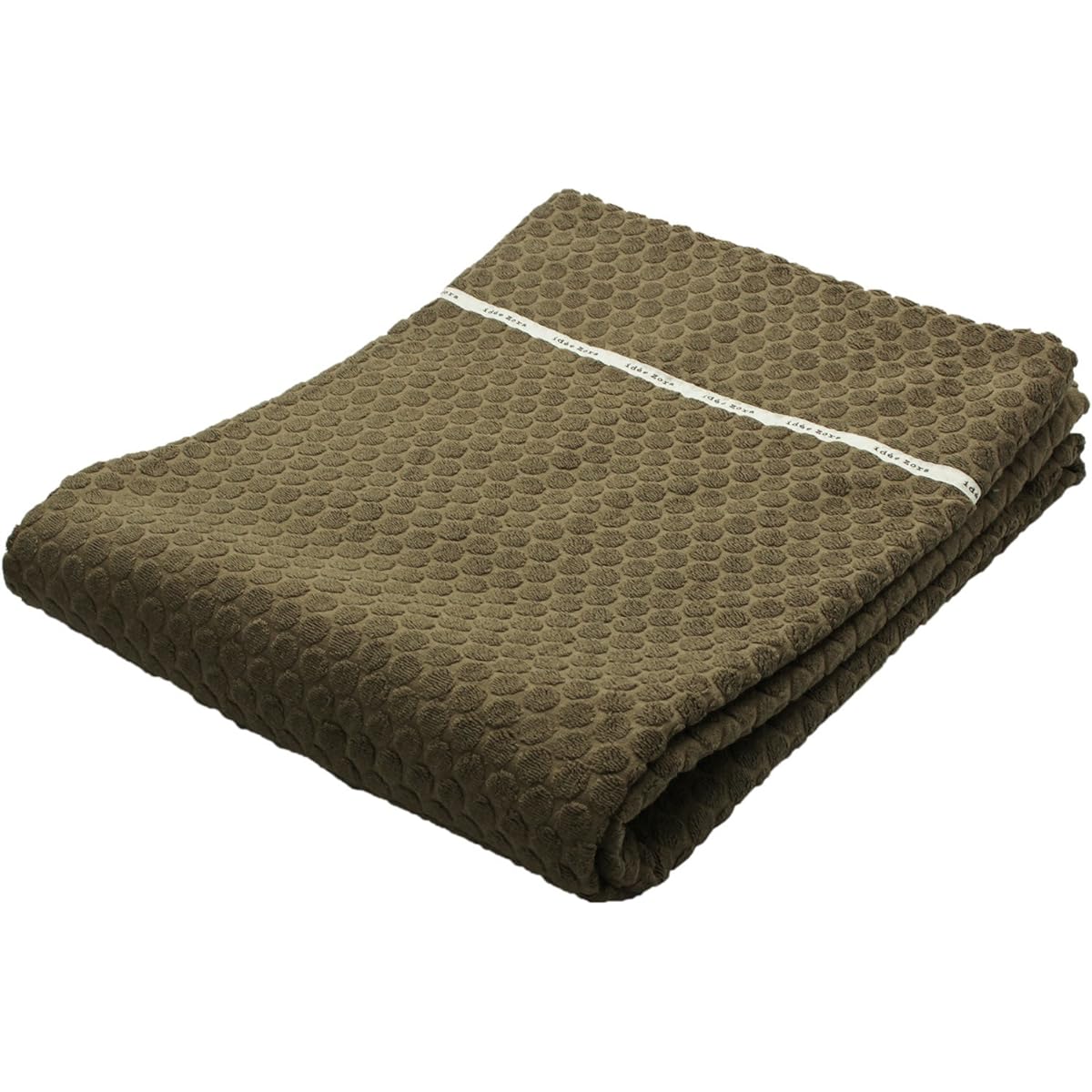 Imabari Towel Towel Blanket Idesola Natural Time Dot Brown Single (Approx. 140 x 190cm) IZ0158