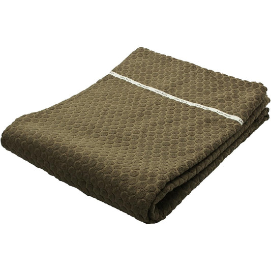 Imabari Towel Towel Blanket Idesola Natural Time Dot Brown Single (Approx. 140 x 190cm) IZ0158