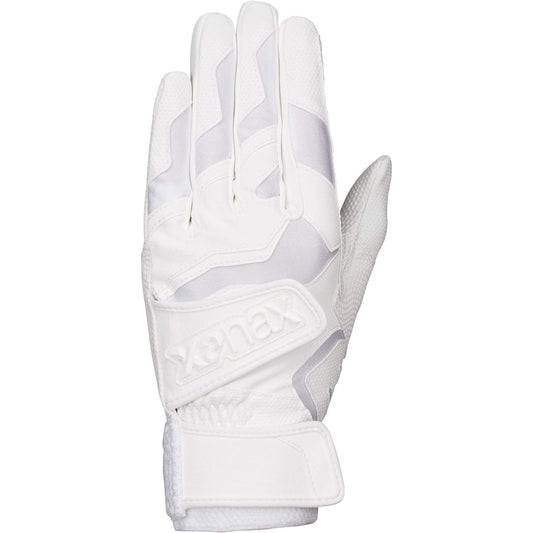 XANAX Baseball Batting Gloves for Both Hands Double Belt BBG101K Compatible with High School Baseball