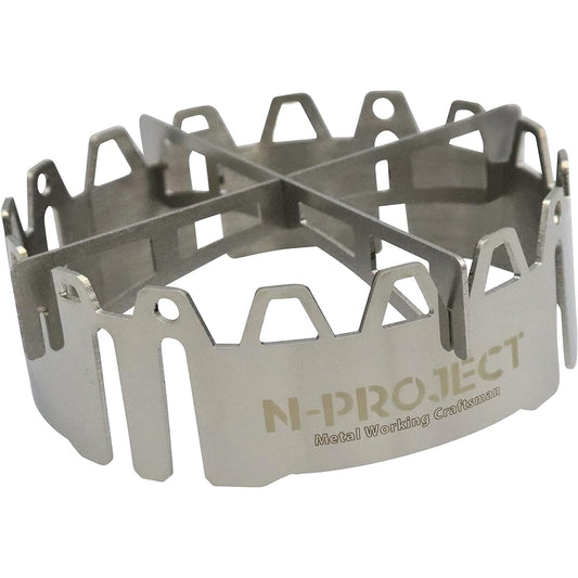 N-project Windshield with trivet SHIELD MASTER 1016 & 763 & 1016 Ver.2 Can be installed on multiple burners [Made in Japan]