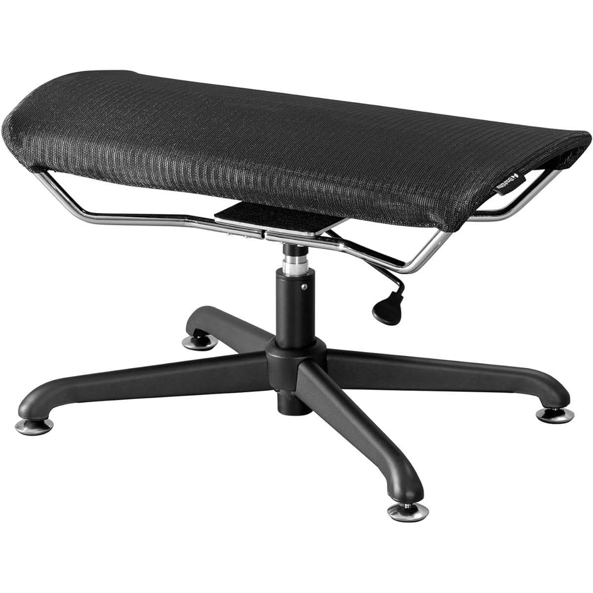 Bauhutte Gaming Ottoman Wide M BOT-700M-BK Mesh Breathable Footrest Stool Office Chair Gaming Chair Under Desk