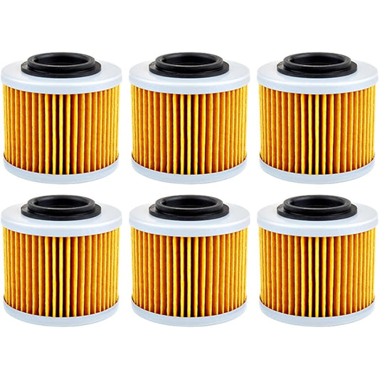 Motorcycle Oil Filter Jawa Dakar 650 05-08 Style Bizon 650 Classic 2004 Bimota BB1 Biposto Supermoto 650 95-97 (Color : 6pcs-yellow)