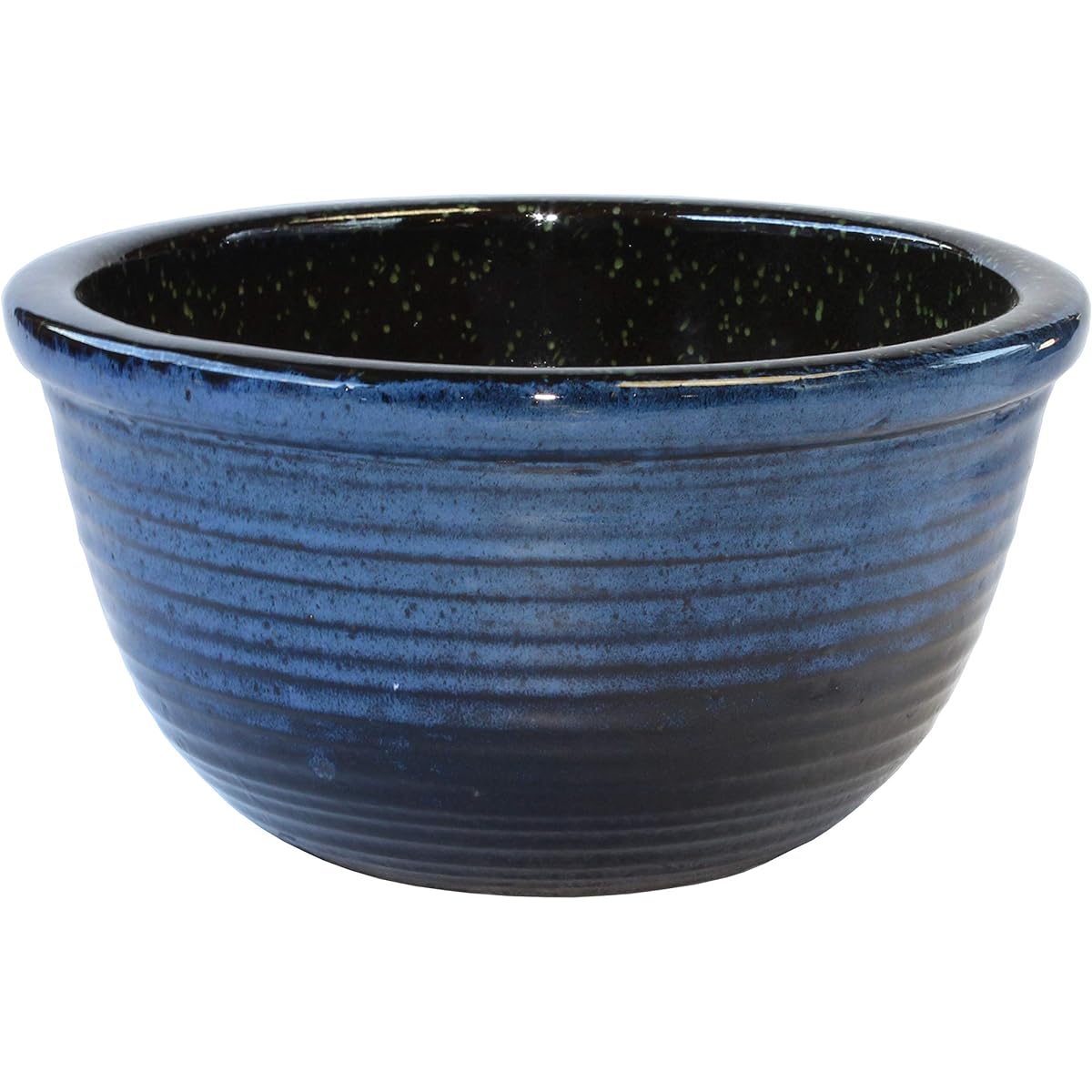 Tori Blue blur water lily bowl S V29-16