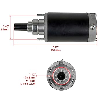 Caltric Star Cub Cadet 18 18HP 1806 1811 1812 KOHLER 1986 1987 1989 1989