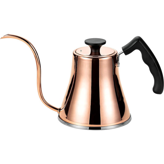 Asahi Kettle Copper Color 0.8L IH Compatible Copper Coffee Server Kettle CNE314