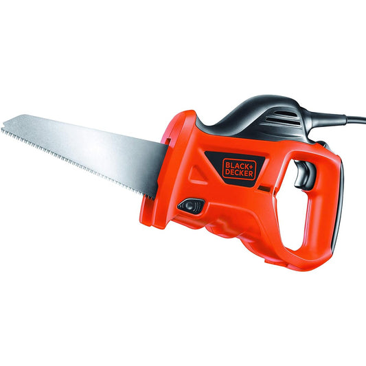 Black and Decker Corded Saw DIY Power Tool Cutting Tool Woodworking Metalworking Cutting Lightweight Compact 400W KS8880ECN