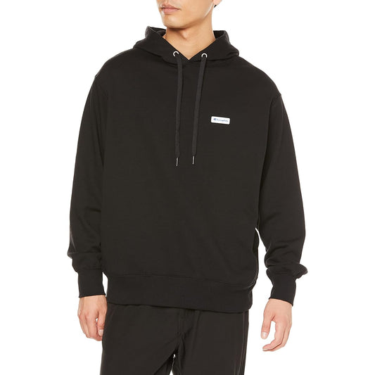 [Champion] Hoodie, Long Sleeve, Fleece Sweatshirt, Antibacterial and Odor Resistant, Breathable, Stretchy, Tear Resistant, Abrasion Resistant, Script Logo, Rubber Name, Relaxed Fit, Oversized, Hooded Sweatshirt, Men's Casual C3-W124