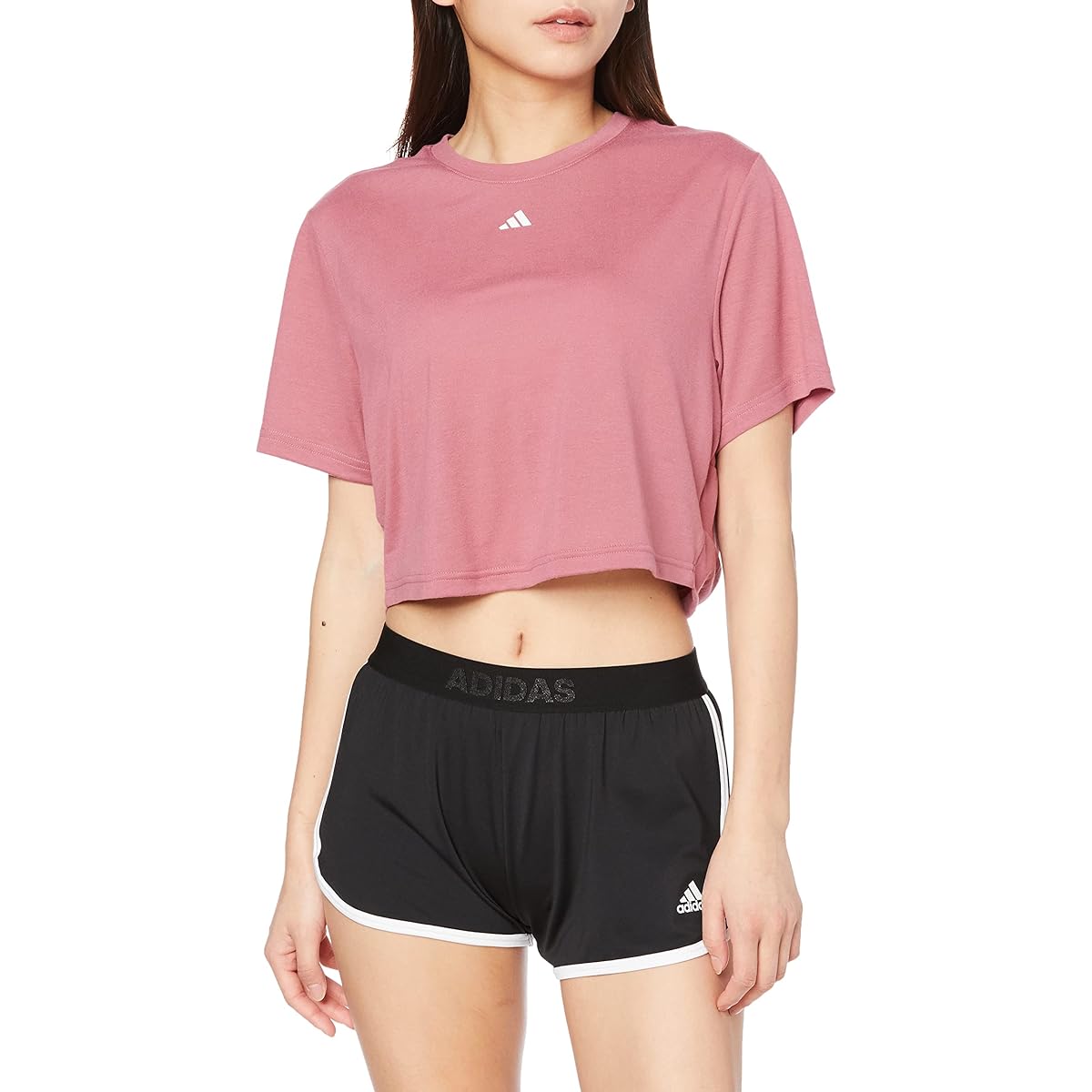 Adidas CQ678 Women's Short Sleeve Studio T-Shirt