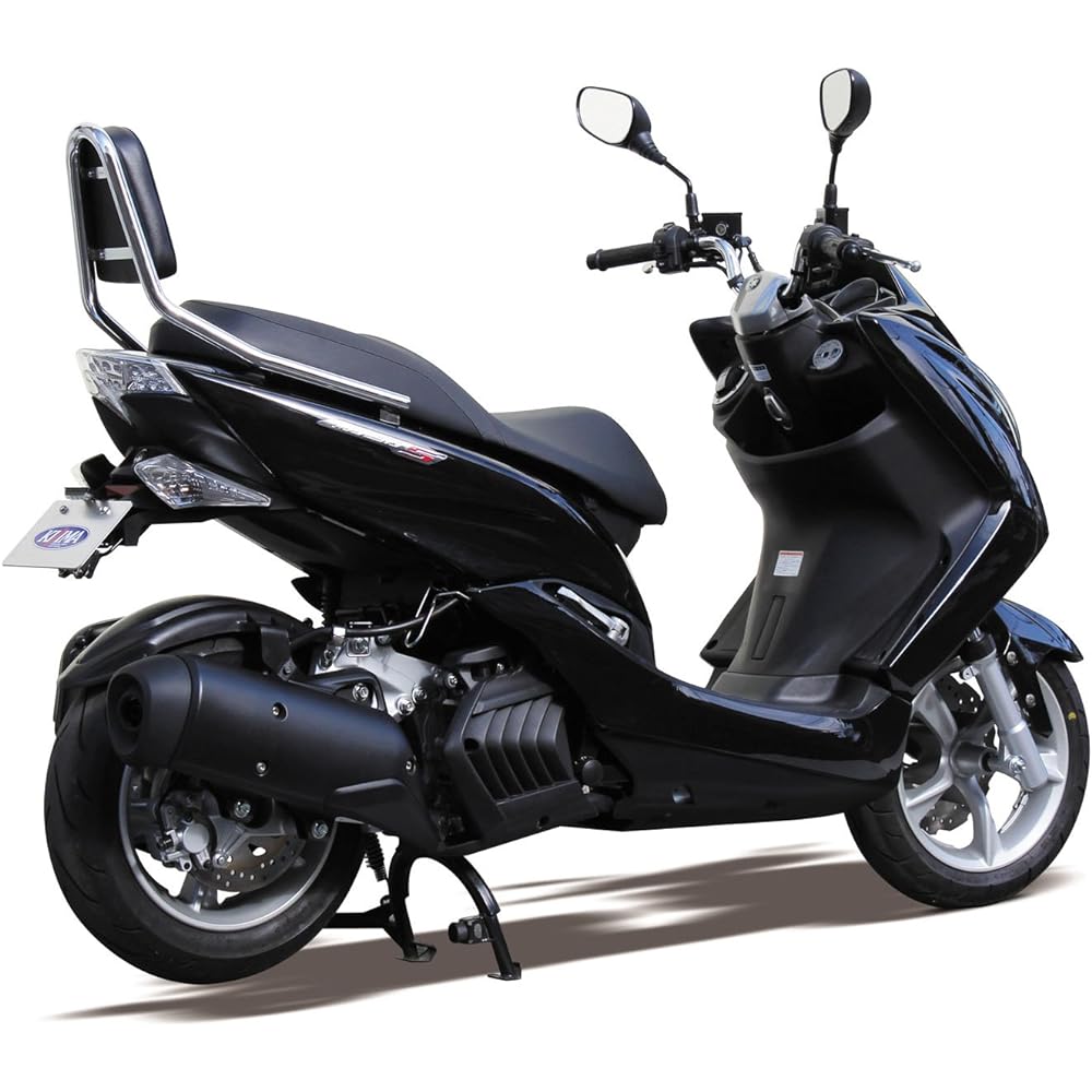 Kijima Motorcycle Bike Parts Fenderless Kit with Reflector Majesty S/SMAX Steel/Black YAMAHA 315-041