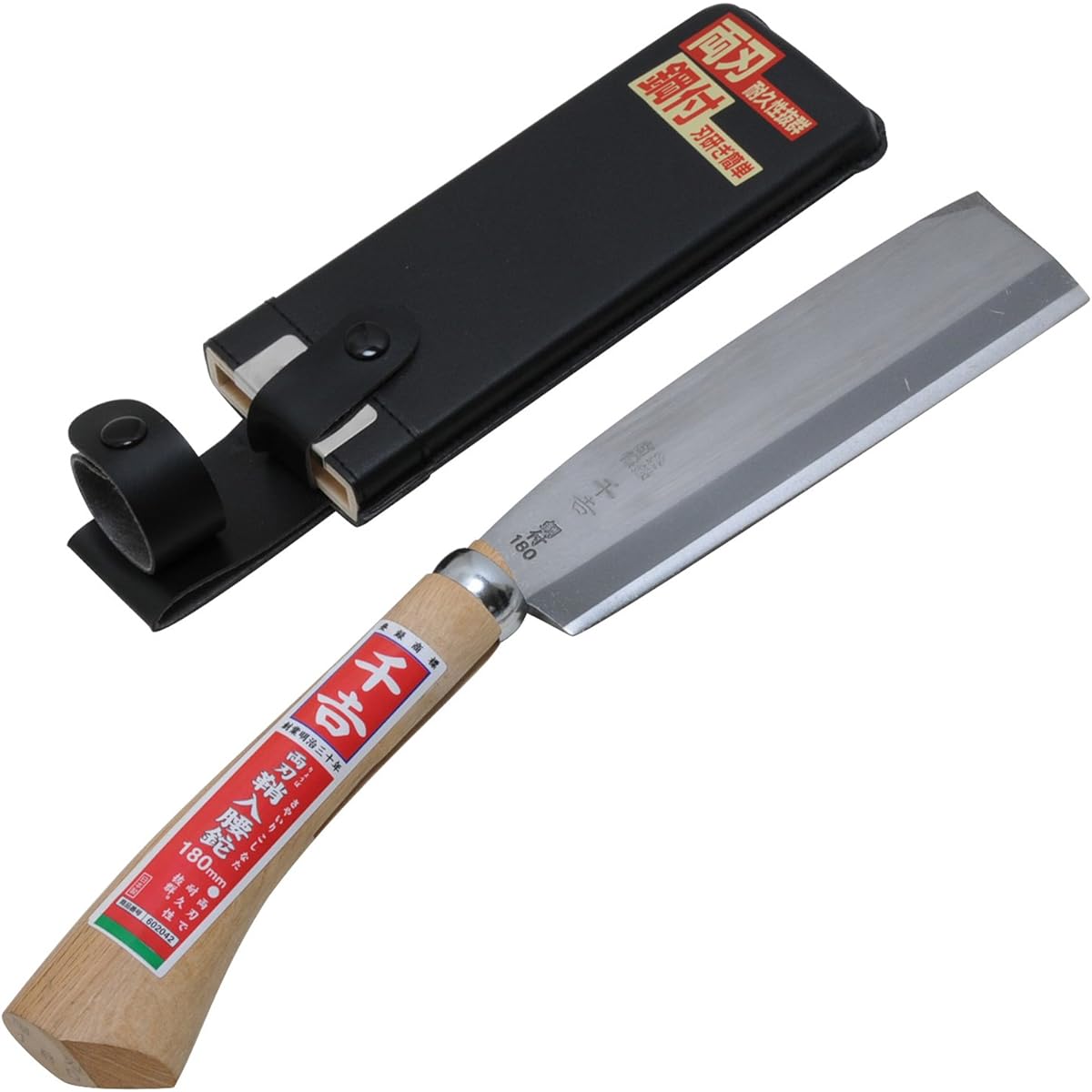 Senkichi Sheathed Hatchet Double Blade Width 80 x Height 380 x Depth 40mm 680g 180MM