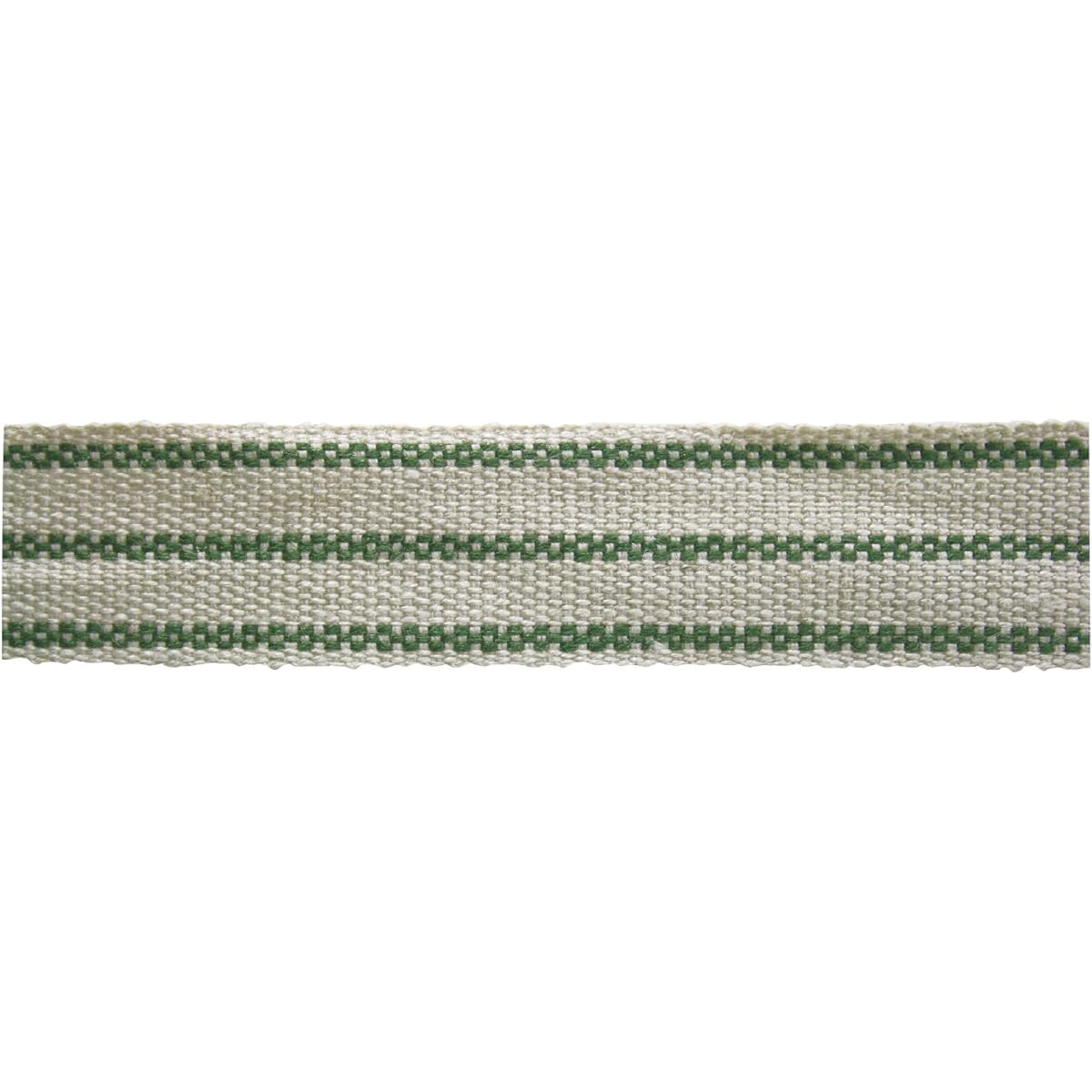Tokyo Ribbon Linen Basic Stripe #04 18mm×20m