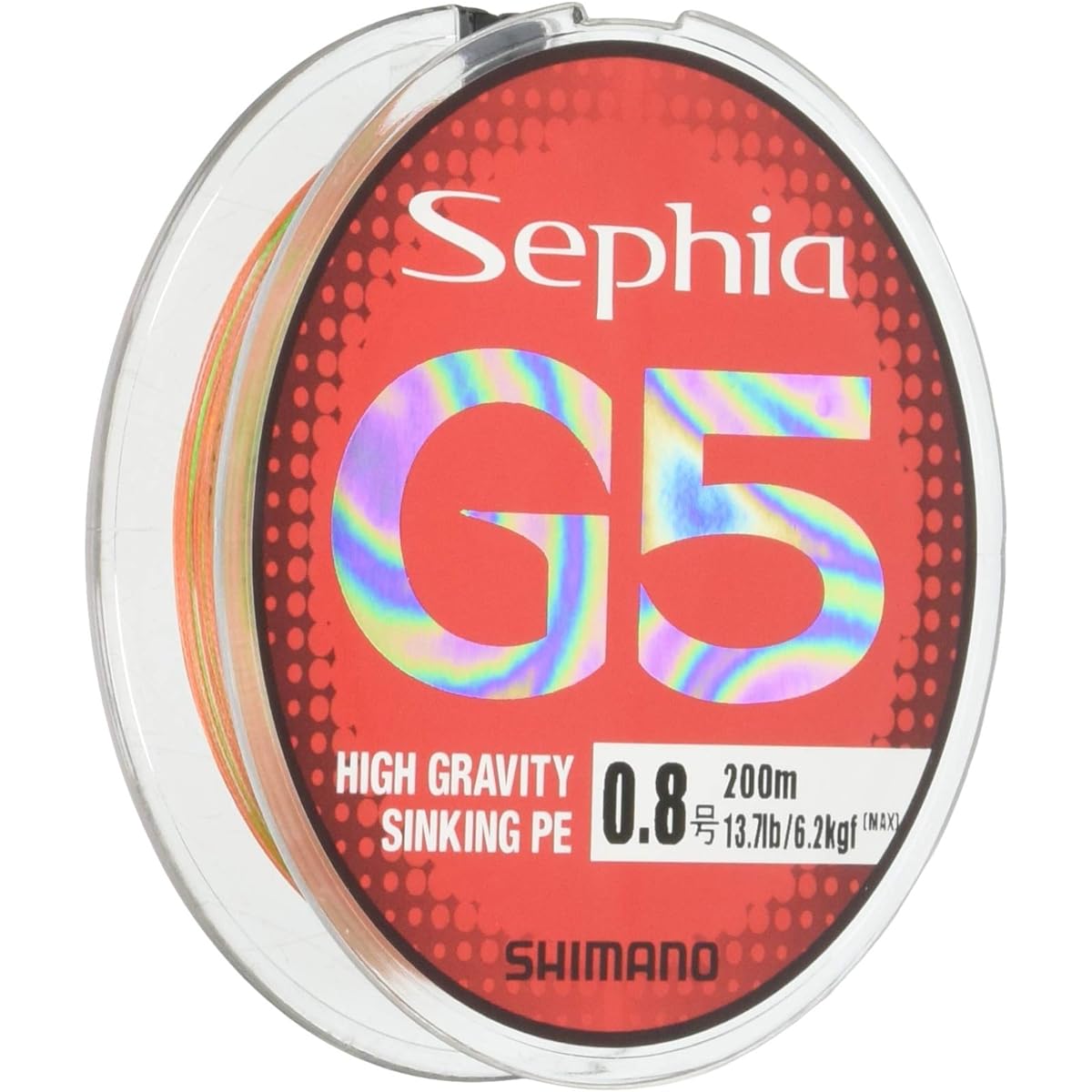 SHIMANO PE Line Sephia G5 200m Multicolor PL-E65N