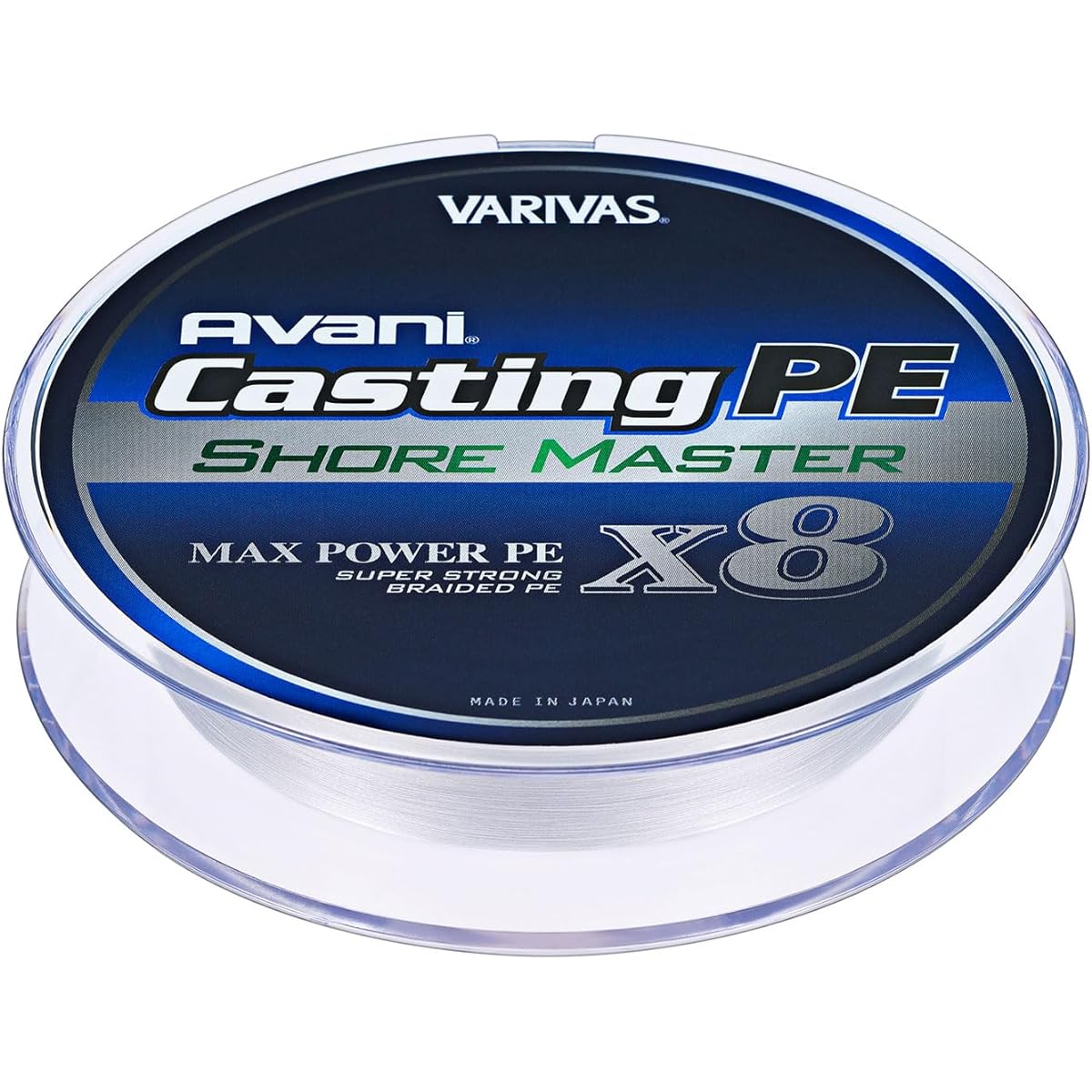 VARIVAS PE Line Avani Casting PE Max Power X8 Shoremaster 200m 8 Pieces White